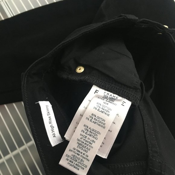 Frame Ali High Rise Sateen Jeans - Picture 3 of 4